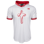 Baseball Seam Cross HyperMAX Short Sleeve Hoodie | Adult & Youth