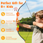 4-in-1 Throwing Target Set with Bristle Target and 3 Throwing Axes