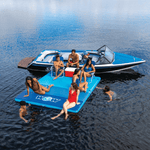 WOW Watersports 10'x8'x6" Drop Stitch Vacation Station Dock with Handles