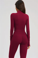 The Sizzle Zip Jacket Sports Bra Leggings | 3-Piece Set
