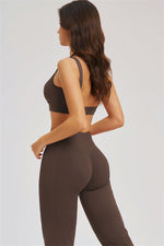 The Sizzle Sports Bra Flared Leggings | 2-Piece Set
