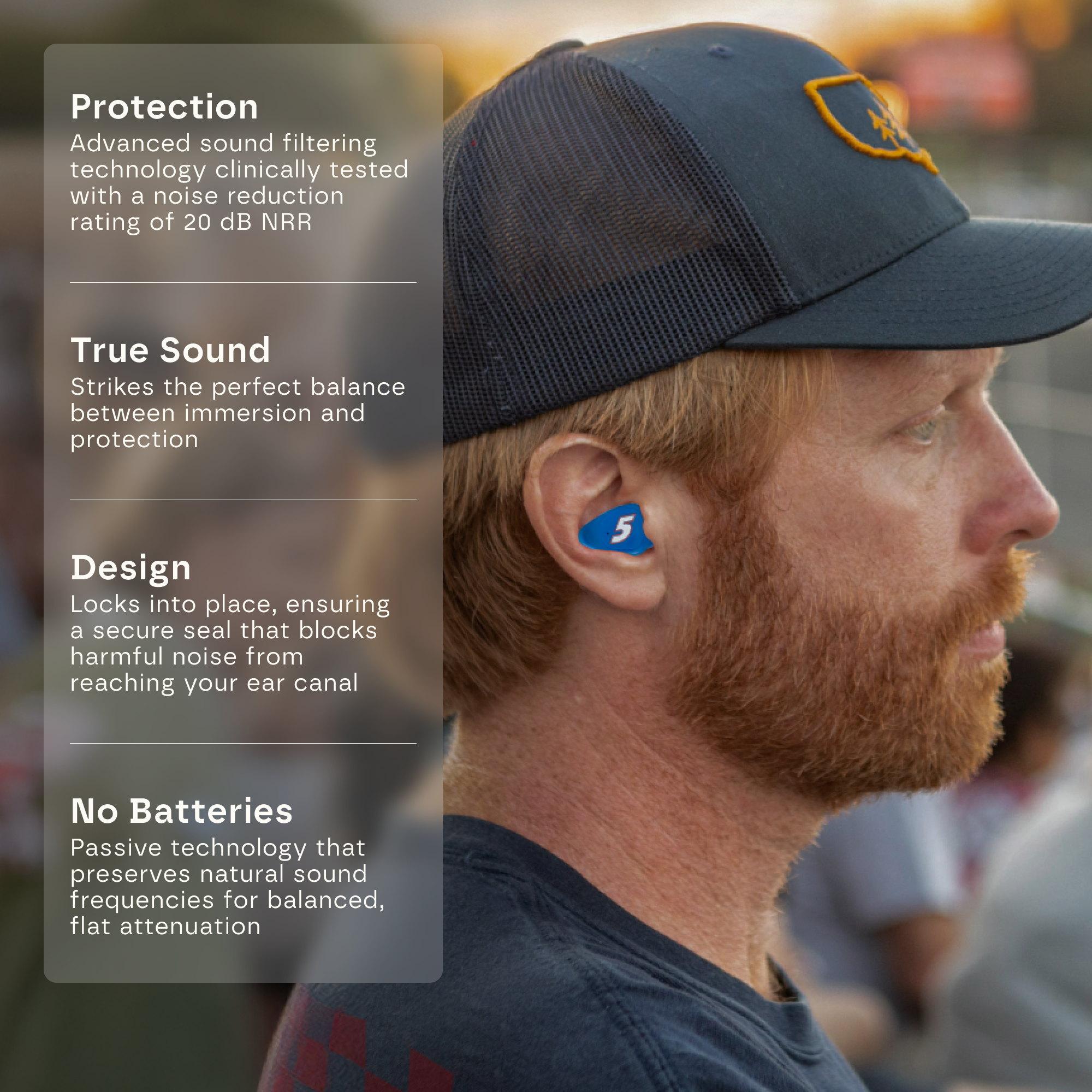 EAROS x Hendrick Motorsports® Earplugs