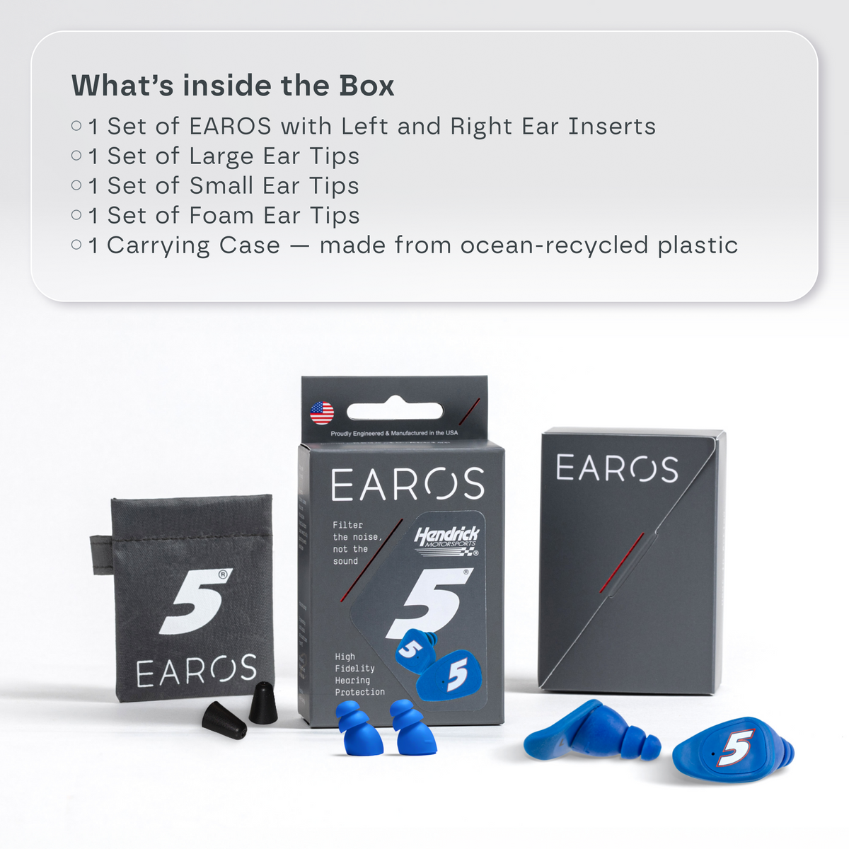 EAROS x Hendrick Motorsports® Earplugs