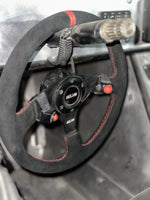 13.5” MOJAB Flat Steering Wheel | Leather or Suede