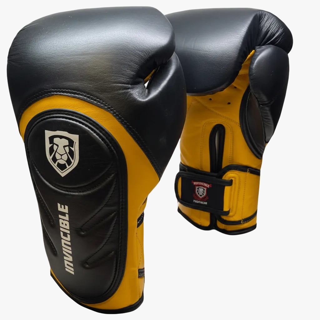 Invincible Fight Gear Professional Hook and Loop Leather Training