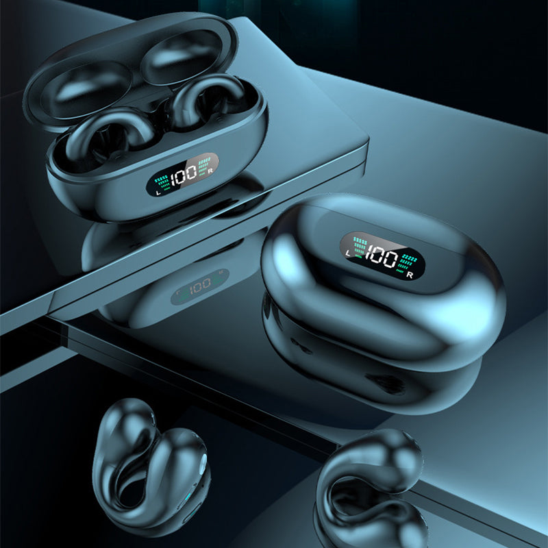 TWS Sports Running Earbuds | Ear Clip | Bluetooth 5.3