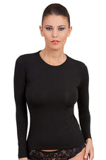 EGI Luxury Modal Women's Long Sleeved T-Shirt | Proudly Made in Italy (Crew Neck)