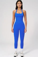 The Empower Halter Crop Top Leggings 2-Piece Set