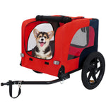Pet Bike Trailer with Foldable Steel Frame | Small & Medium Pets