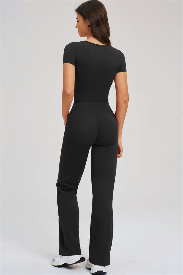 The Sizzle T-Shirt Flared Leggings | 2-Piece Set