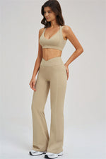 The Sizzle Sports Bra Flared Leggings | 2-Piece Set