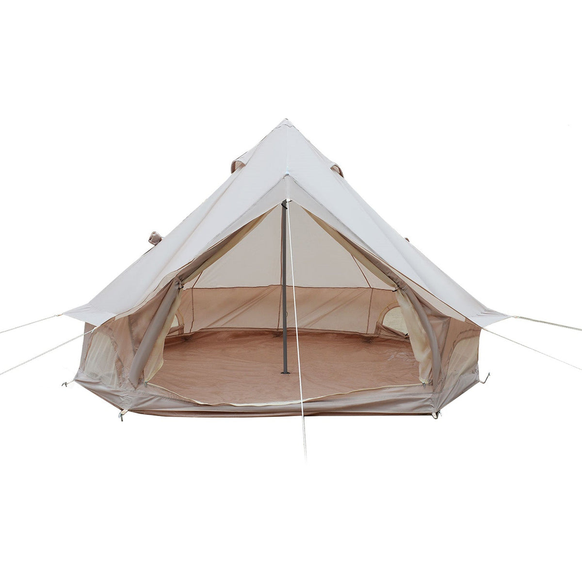 Oxford Bell Tent 9.8’/13.1’ with Stove Jack for Family Camping