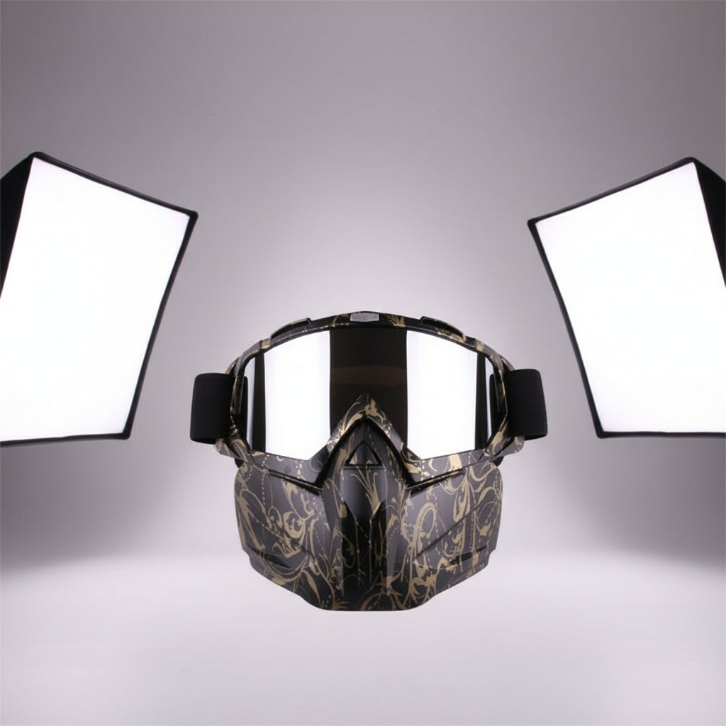 Ski & Snowboard Goggle with Face Mask