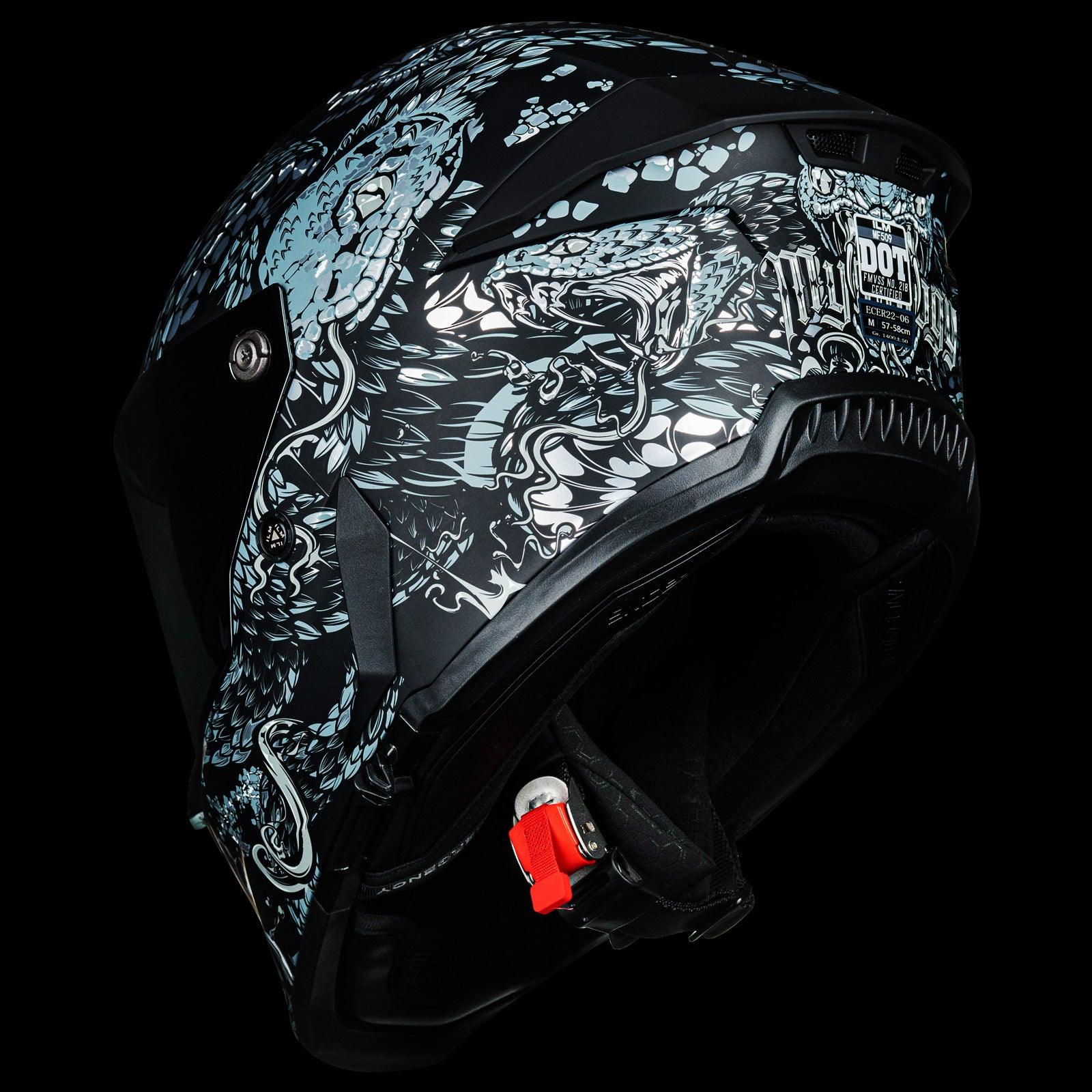 ILM Full Face Motorcycle Helmets | Racing Helmet Model MF509