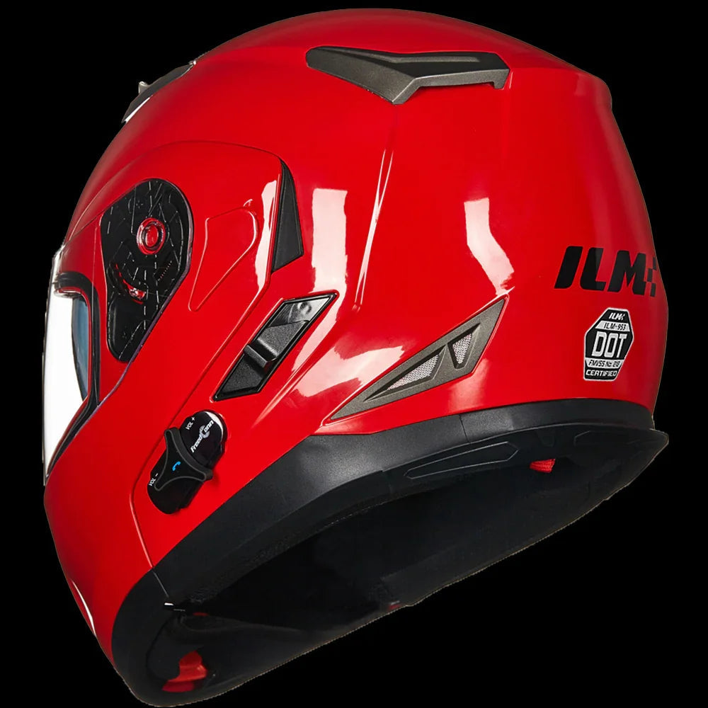 ILM Bluetooth Integrated Modular Flip Up Full Face Motorcycle Helmet | 953