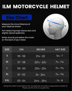 ILM Moto Full Face Helmet DOT ECE Powersports Dual Visor Street Racing with Pinlock Cascos para Motos | MF509 Pro