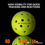 Ascent Outdoor Tournament Pickleballs | 4 or 12-Packs
