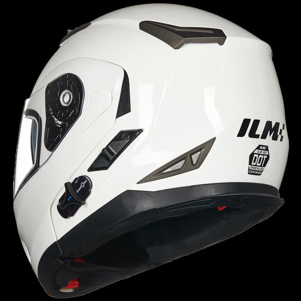 ILM Bluetooth Integrated Modular Flip Up Full Face Motorcycle Helmet | 953