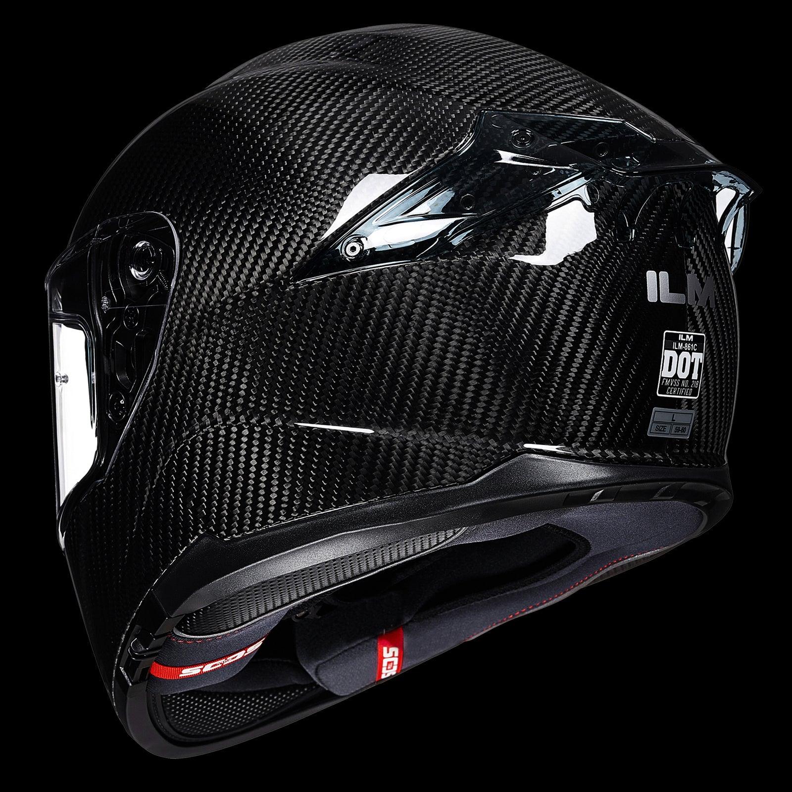 ILM Full Face Motorcycle Carbon Fiber Helmet | 861C