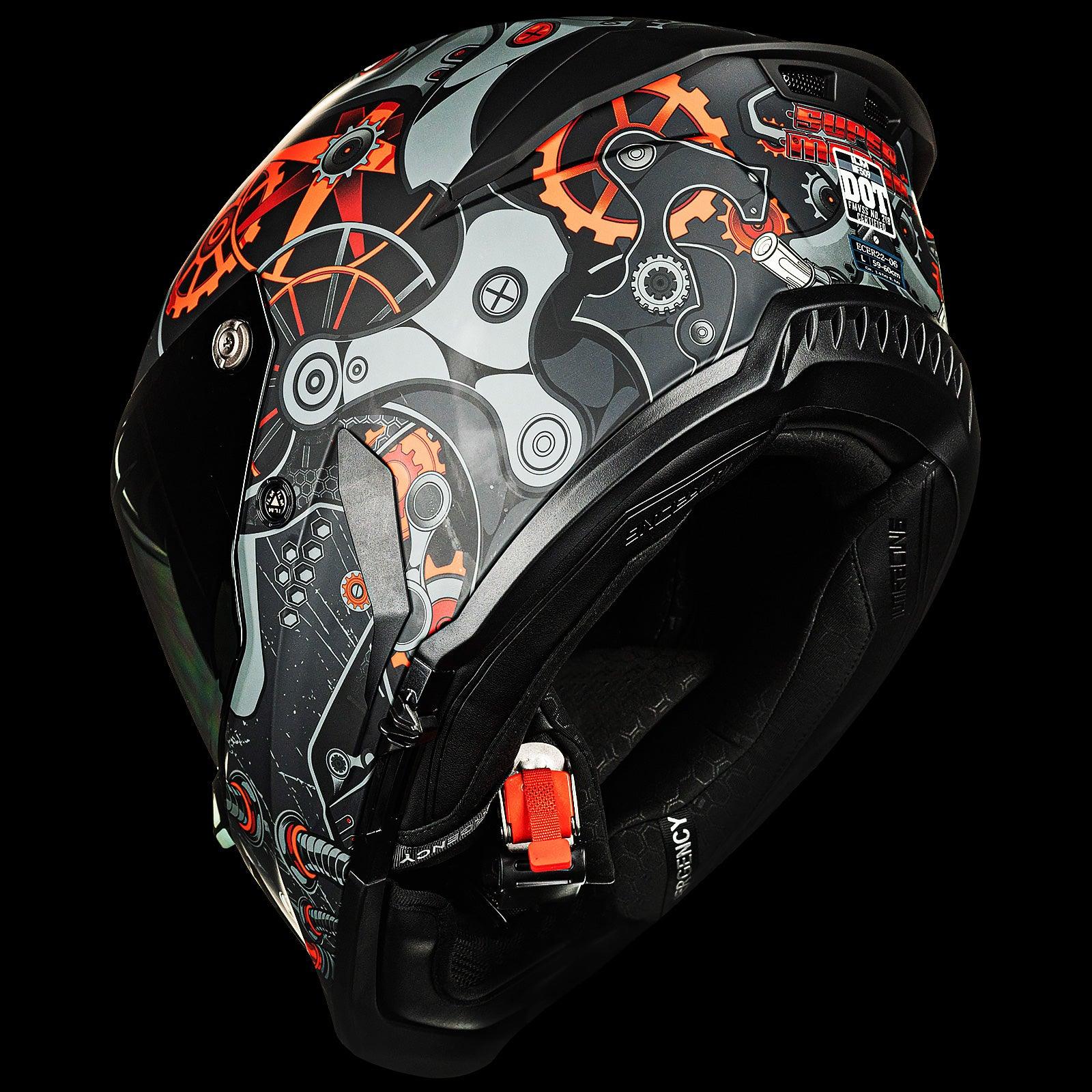 ILM Full Face Motorcycle Helmets | Racing Helmet Model MF509