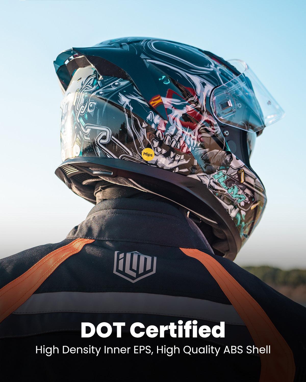 ILM Full Face MIPS Motorcycle Helmet | 129M
