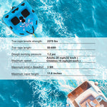 2-Person Water Sport Inflatable Towable Tube