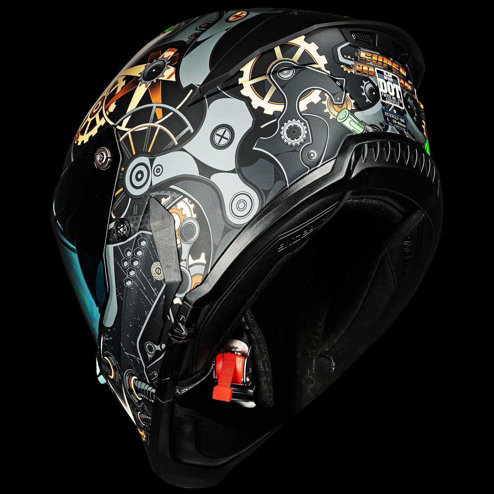 ILM Full Face Motorcycle Helmets | Racing Helmet Model MF509