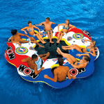 WOW Watersports 10 Person Tube A Rama w 2 Large Built-In Coolers and 8 Cup Holders