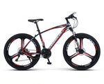 Cross-Country 24"/26" Bike with Shock-Absorbing Spring Fork and Carbon Frame