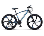 Cross-Country 24"/26" Bike with Shock-Absorbing Spring Fork and Carbon Frame