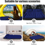 DikaSun Universal SUV Air Mattress | Upgraded Flocking Extra-Thick Oxford Surface with Electric Pump & 3M Charging Cable | Navy