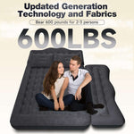 Thicken Backseat SUV/Car/Truck Air Mattress Air Bed Inflatable Mattress 24" Width | Black
