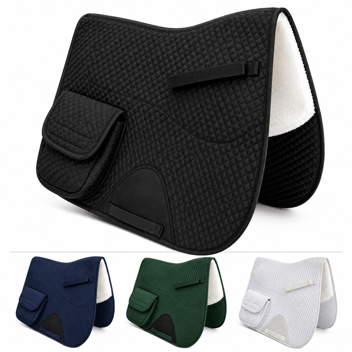 Derby Originals All Purpose English Saddle Pad with Pockets