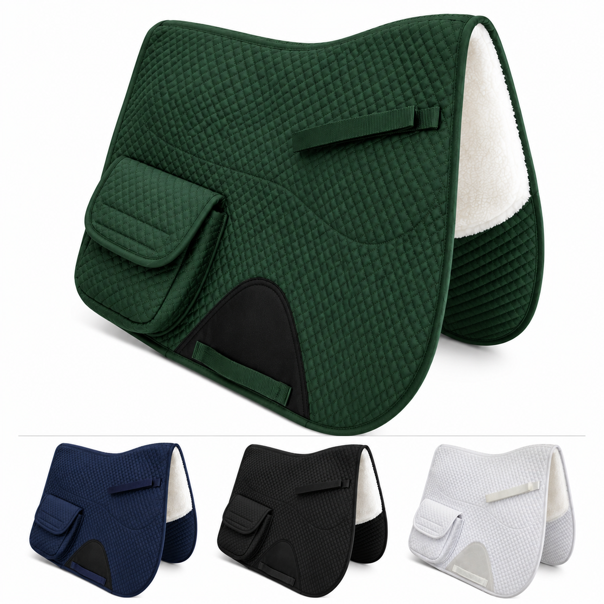 Derby Originals All Purpose English Saddle Pad with Pockets