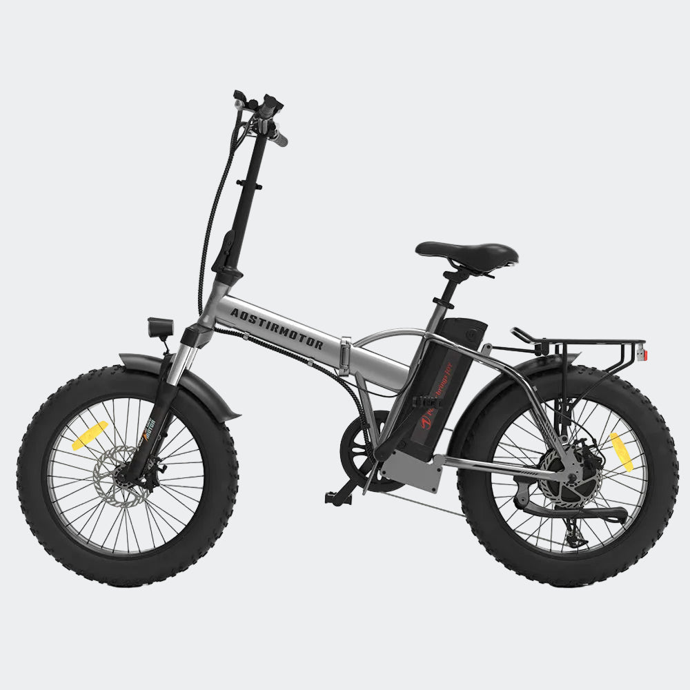 20x4.0" Foldable Fat Tire Electric Bike 48V 12.5AH Extended Range Dual Disc Brakes with Fenders