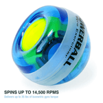 DFX Powerball Blue Gyro Exerciser | Up To 40 LBS