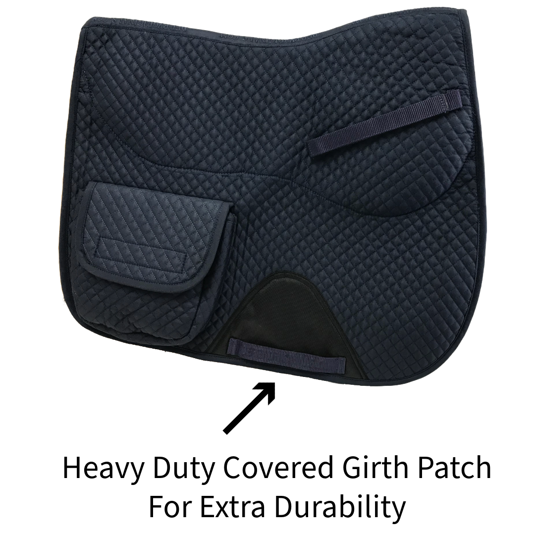 Derby Originals All Purpose English Saddle Pad with Pockets