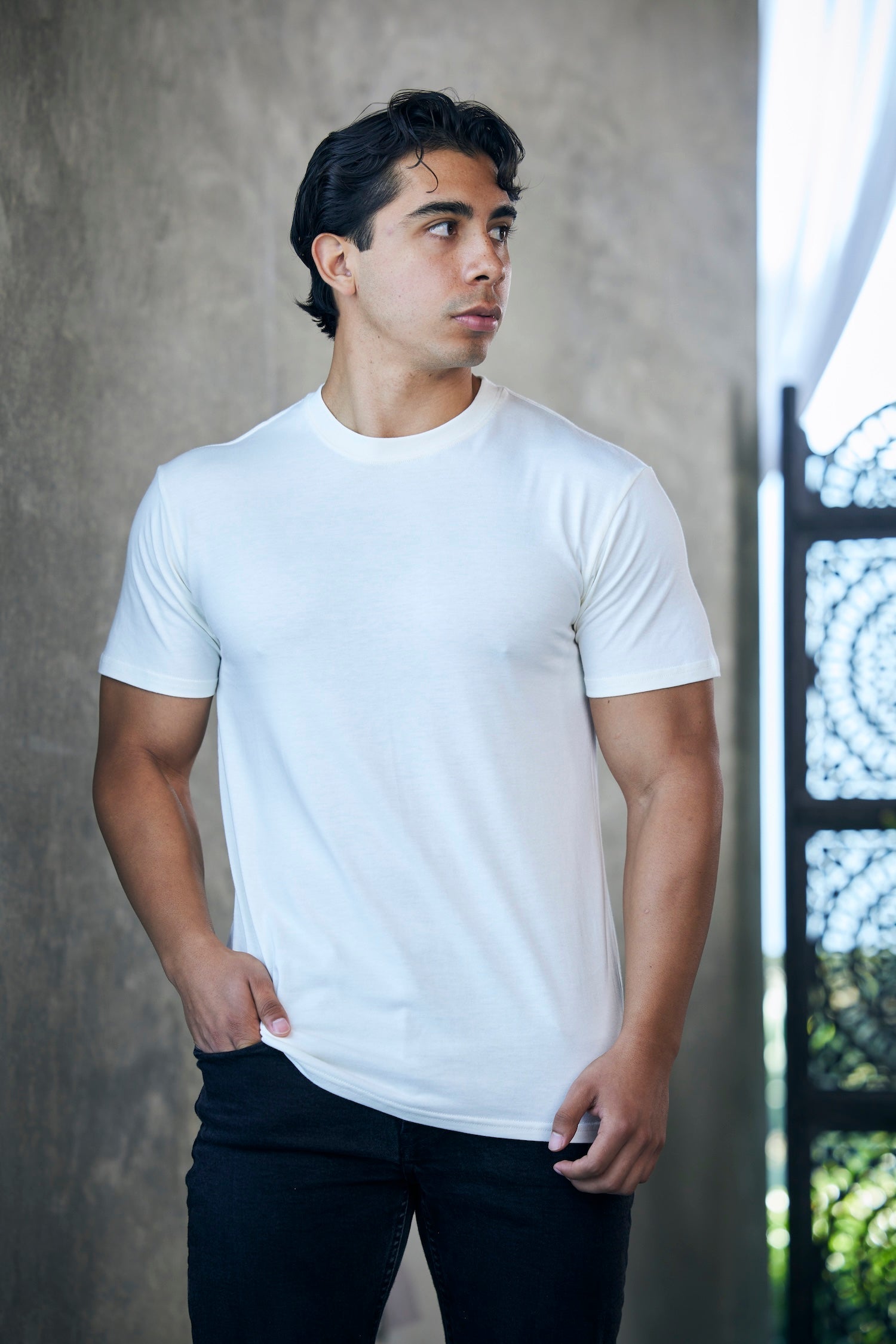 The Original Men's Bamboo Viscose/Organic Cotton Short Sleeve T-Shirt | Classic Cut