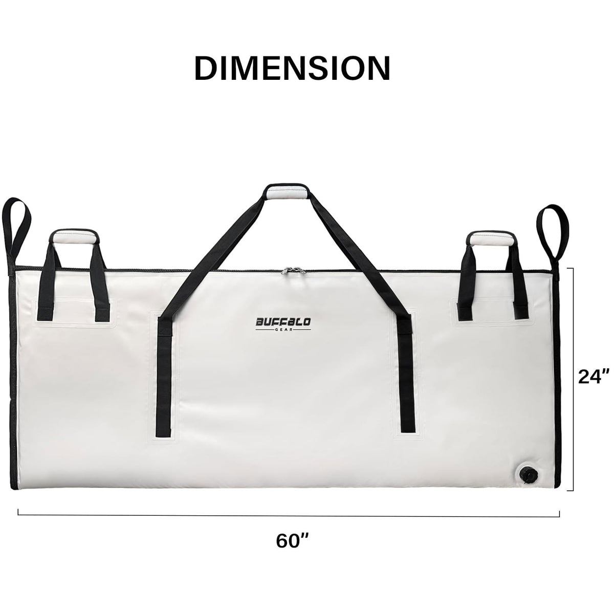 60x24” Fish Cooler Bag with YKK Zipper