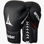 MFG Professional Hook and Loop Leather Training Boxing Gloves MMA