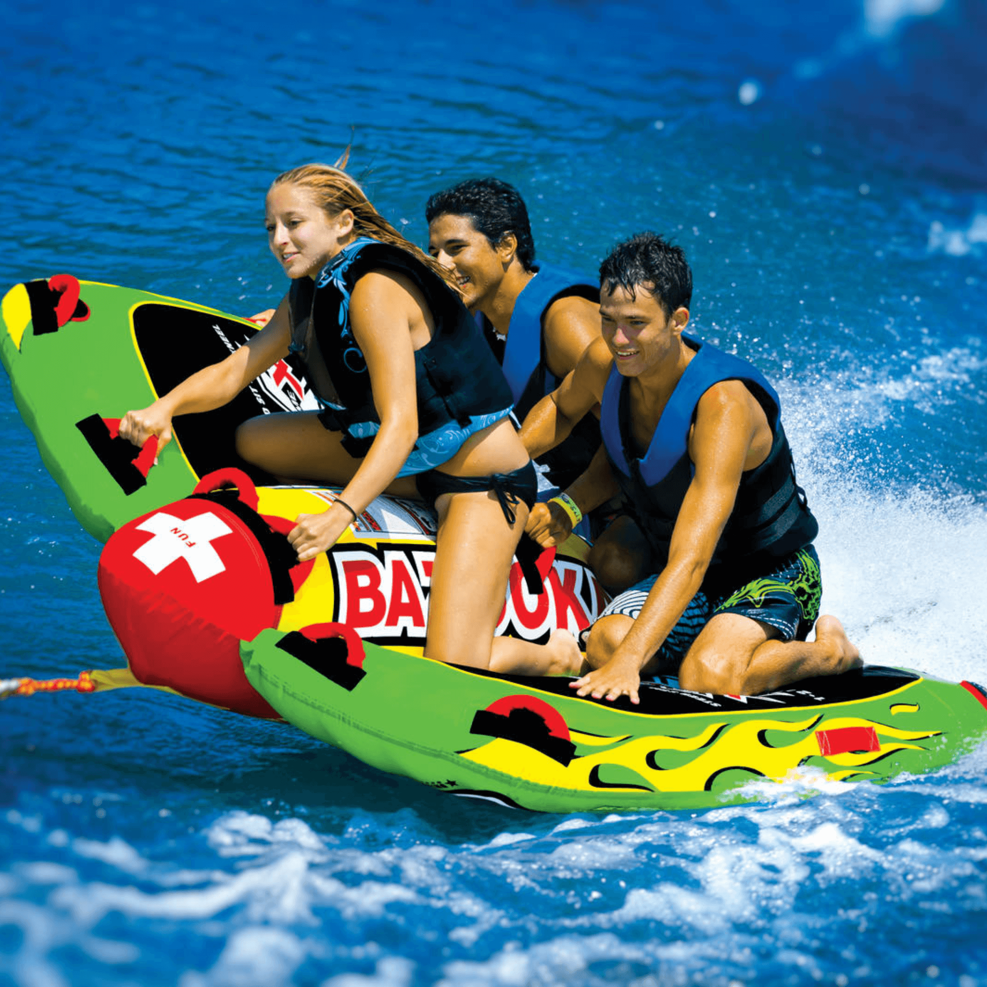 WOW Watersports Big Bazooka 4 Person Towable with Optional Steering Capability