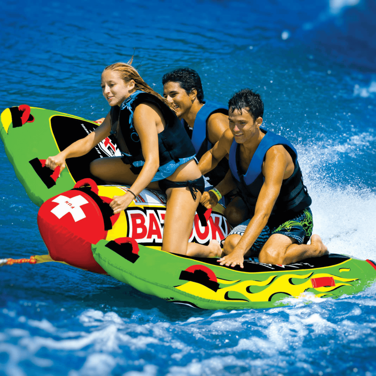 WOW Watersports Big Bazooka 4 Person Towable with Optional Steering Capability