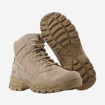 Kiwi Rugged Sand Suede Mid-Cut 6" Composite Toe Zipped Water Resistant Tactical Boots [68000]