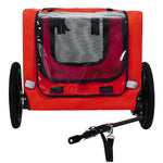 Pet Bike Trailer with Foldable Steel Frame | Small & Medium Pets