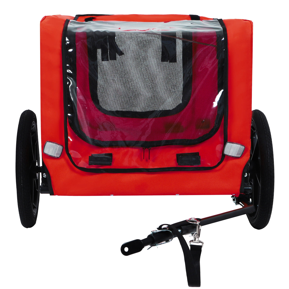 Pet Bike Trailer with Foldable Steel Frame | Small & Medium Pets