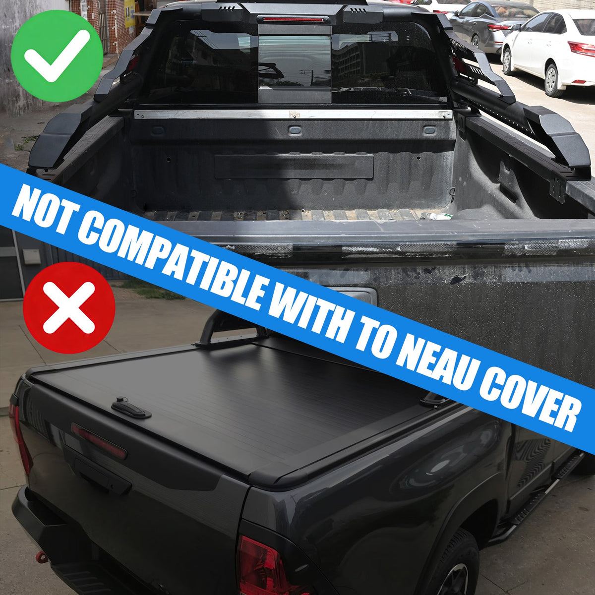Universal Truck Bed Roll Bar | Steel Chase Rack Sport Bar