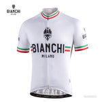 Bianchi Isalle Men's Cycling Jersey | White