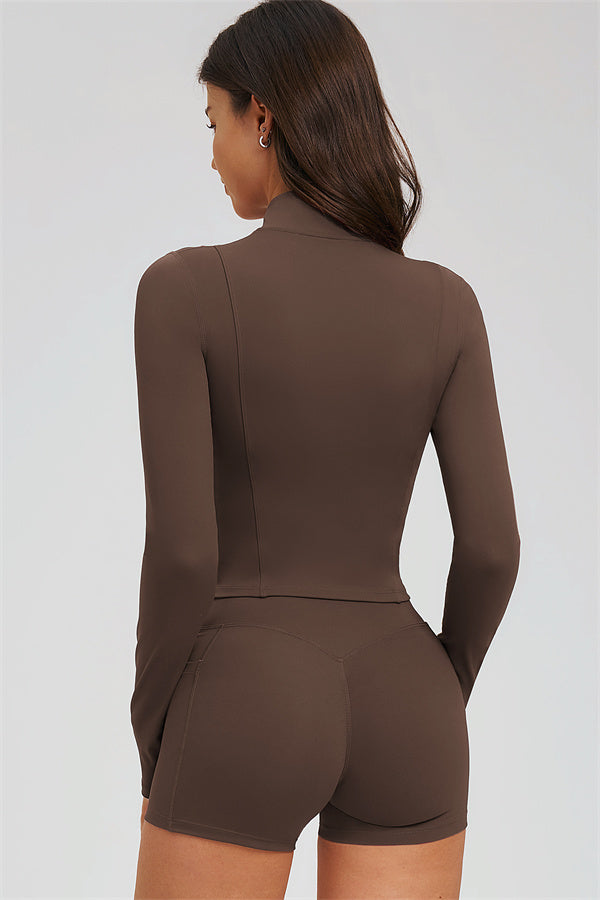 The Sizzle Zip Jacket Shorts | 2-Piece Set