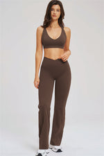 The Sizzle Sports Bra Flared Leggings | 2-Piece Set