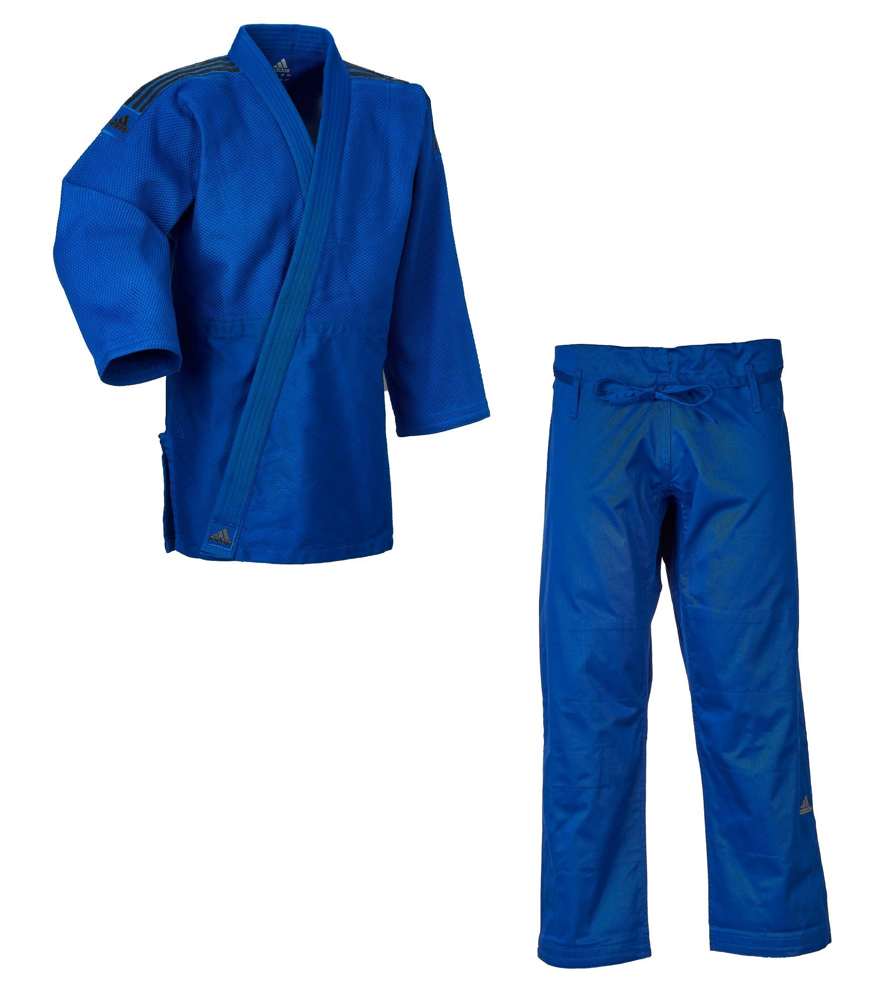 Adidas Judo-Gi J690 Quest Blue with Black Stripes